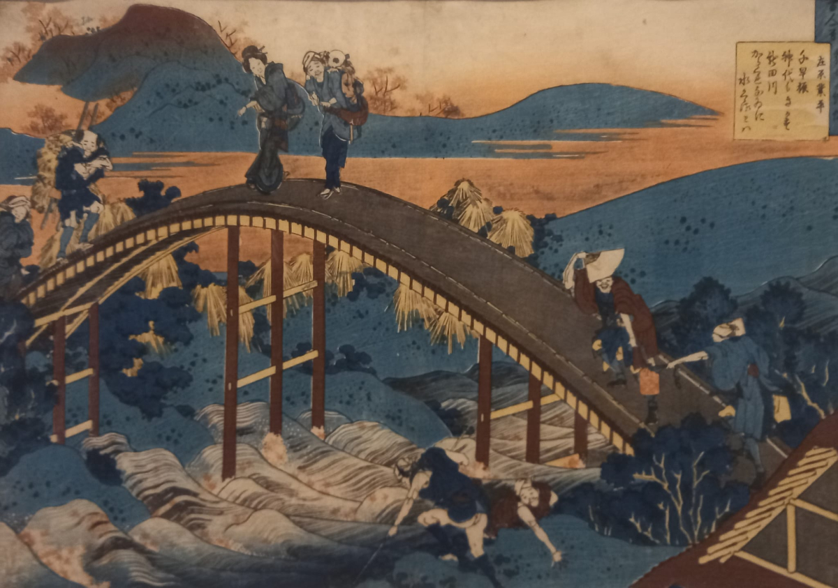 Хокусай в изложбата от японски гравюри в Националната галерия „Квадрат 500“