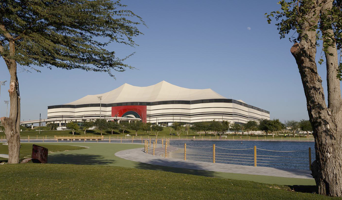 Стадион „Ал Байт“, където ще се открие първенството и ще се играе първият мач. © www.qatar2022.qa